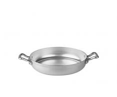 Agnelli Family Sauteuse 2 Manches, DiamÃ¨tre 24 cm, Aluminium, Argent Clair