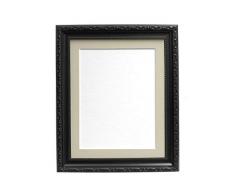FRAMES BY POST Cadre Photo Style Shabby Chic, Plastique, Noir, 18 x 12 Image Size 14 x 8 inches