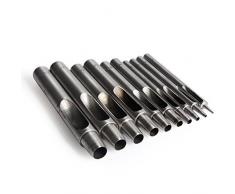 WedDecor 0,5 mm Argent Creux Perforatrice Heavy Duty Solide en métal pour Leatherworking, Vinyle Fibre de Joint détanchéité, Scrapbooking, Plastique, Papier