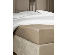 De Witte Lietaer Bumblebee Drap Housse, Coton, Vison Taupe, 160 x 200 x 30 cm