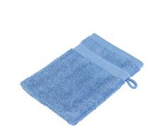 Gözze, lot de 4 gants de toilette bleu marine, 17x24 cm , 100% coton, excellente qualité 550 g/m², moelleux et utra doux Standard 100
