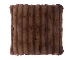 Regency Royal Housse de Coussin de Fourrure, Lot de 4, Marron