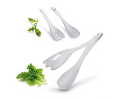 Metaltex 2513340000 Couvert Ã Salade 2 en 1-TWEENGS, Transparent