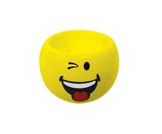 Zak Designs 6727-4461 Smiley Coquetier Rond, Jaune