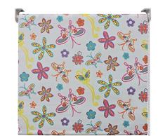 easy Store Enrouleur Fuchsia Blanc 120 x 250 cm