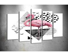 Bonamaison Peinture sur toile, multicolore, 100 x 60 cm, 5 unit - Conçu et fabriqué en Turquie