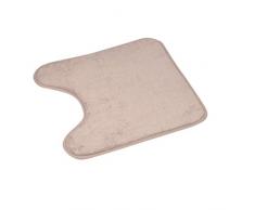 Douceur dInterieur 6GMB268TA Vitamine Tapis Contour de WC Uni Polyester Taupe 45 x 45 x 1 cm