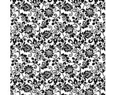 Fablon Rouleau de Papier autoadhÃ©sif Style Heritage - Noir/Blanc - 45 cm x 2Â m