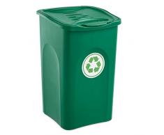 Stefanplast Begreen Poubelle, 50Â l, Vert