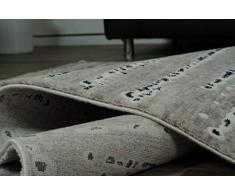 DolceMora Sehrazat 16508 Tapis Synthétique, Gris, 300 x 80 x 30 cm