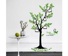 Walplus JM7124 Set de stickers muraux Motif arbre à prières