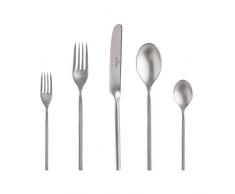 Villeroy & Boch NewWave Couverts de table pour 6 personnes, 30 piÃ¨ces, SatinÃ©, Acier inoxydable