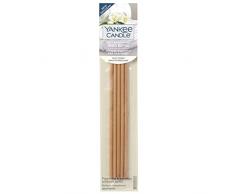 Yankee Candle recharges pour diffuseur à bâtonnets pré-parfumés, Serviettes moelleuses, 5 unités