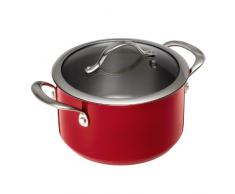 KUHN RIKON 37159 Colori faitout Rouge 5,5 l/24cm, INOX, 24 cm