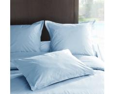 Vent du sud TO50MANOIRCL Manoir Taie dOreiller Unie en Coton Percale Ciel 65 x 65 cm