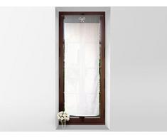 Soleil dOcre 046681 Emilie Brise Bise BrodÃ© Coton Gris 70x200 cm