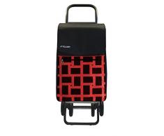 Rolser Chariot de Courses 41 x 34 x 106,5 cm. Rouge