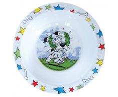 FUN HOUSE 005304 Asterix Bol Micro-ondable pour Enfant, PP, Blanc, 16 x 16 x 4 cm