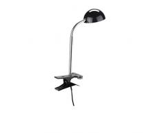 Mathias 3480163 Lampe de bureau, Plastique, 3 W, Noir, H26