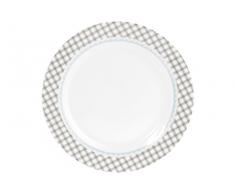 H&H Josephine Assiette, en CÃRAMIQUE, Multicolore, 24Â cm