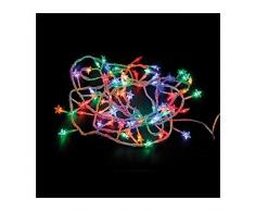 E=M6 5EEX564MC Guirlande Etoile Souple 60 LED, Plastique, Multicolore