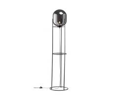 Fischer & Honsel Regi Lampadaire en mÃ©tal 60 W Noir