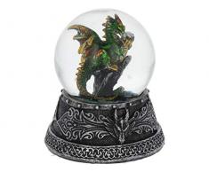 Nemesis Now Enchanted Boule Ã Neige Vert Ã©meraude 13 cm