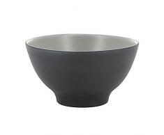 Revol RV649594 Bol Ã Riz Equinoxe, Porcelaine, Poivre, 12 x 12 x 6,5 cm