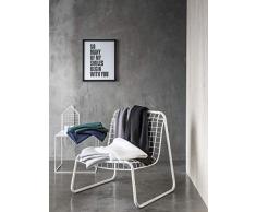 Today Plaid Polyester, Gris Clair/Anthracite, 125x150