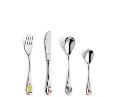 Amefa Kids Safari Couverts pour enfant Safari Inox 4 pièces