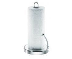 GEFU GE15700 Porte-Rouleau de Cuisine Acier Inoxydable Inox/Blanc 16,5 x 16,7 x 32,79 cm