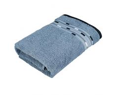 Frottana Magic Serviette de Bain 67Â x 140Â cm en 100% Coton, Bluestone