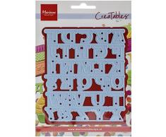 Marianne Design LR0340 Guirlande de lAlphabet Creatables, Métal, Bleu, 9,9 x 11,4 x 0,4 cm