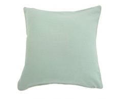 Linder Housse de Coussin Uni, Polyester, Vert Poudré, 40x40 cm