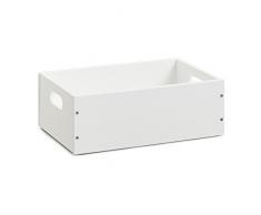 Zeller 13350 Boîte de Rangement Bois Blanc 30 x 20 x 11 cm