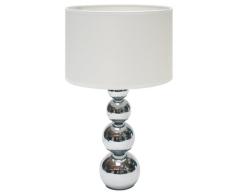 Ranex 6000.074 Lampe de table - abat-jour noir, fonction gradation tactile
