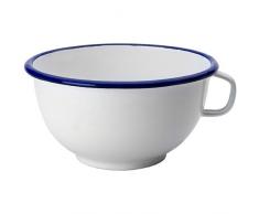 IBILI 903814 Bol avec Anse 14 cm, Acier, Blanc, 14 x 14 x 9 cm