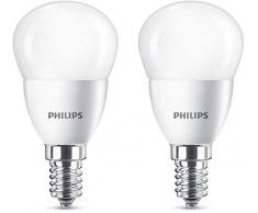 Philips ampoule LED SphÃ©rique E14 55W Equivalent 40W Blanc chaud Lot de 2