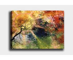 Bonamaison Peinture sur toile, multicolore, 40 x 60 cm - ConÃ§u et fabriquÃ© en Turquie