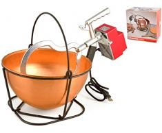 Officine Valtromplina Casserole Ã©lectrique en cuivre autom 31 l