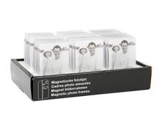 Deknudt Frames S58RE3 Cadre Photo Aimanté avec Présentoir Résine Transparent 10 x 15 cm