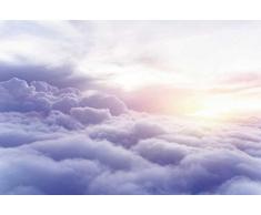 Tapisserie poster panoramique AU DESSUS DES NUAGES 4 x 2,70 m | DÃ©co et photo murale XXL QualitÃ© HD Scenolia