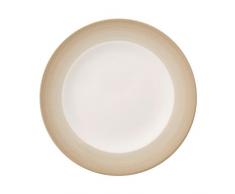 Villeroy & Boch Colourful Life Natural Cotton Assiette plate, 27 cm, Porcelaine Premium, Blanc/Beige