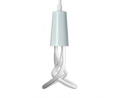 Plumen 1003011101 Ensemble Ampoule 001 Suspension Blanc E27, Plumes