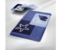 Kleine Wolke 5515769360 Seaworld Tapis de Bain Polyacrylique Bleu 60 x 100 cm