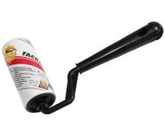 Fackelmann 41604 Rouleau Anti Peluche Ergonomic 4m en Plastique/PP, Noir, 400 x 23 x 10 cm