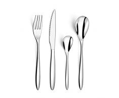 Amefa 1133X0AF01C40 Ménagère 24 pièces-Coffret 6 Personnes, INOX, Taille Unique