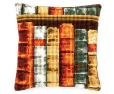 Vervaco Kit Coussin au Point de Croix Livres