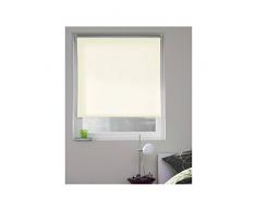 MADECOSTORE Store Enrouleur Tamisant Tissu Uni Beige - L49 x H190cm - Avec perçage