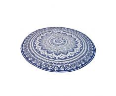 Soleil dOcre 512015 Drap de Plage, Coton, Bleu, 180 cm